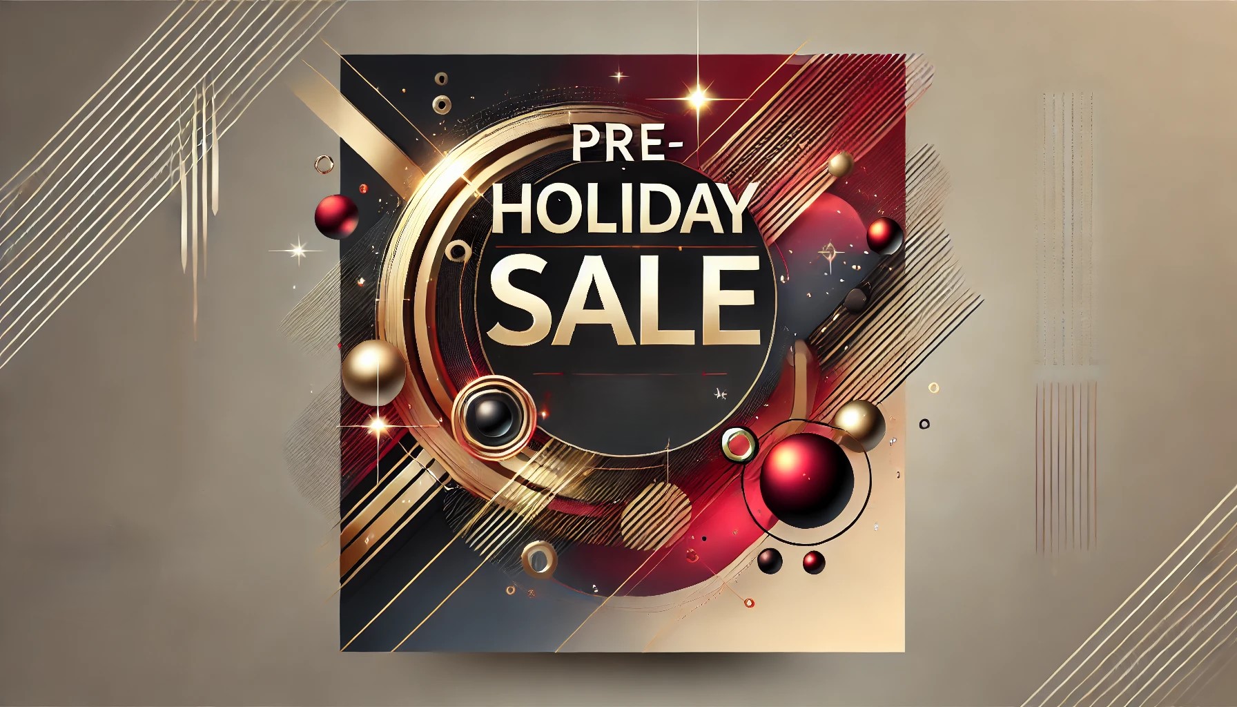 Pre-Holiday Sale